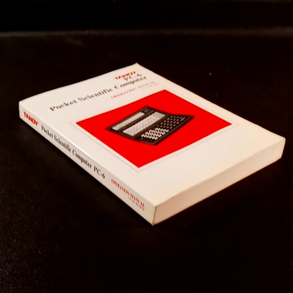 Tandy PC-6 Pocket Scientific Computer Operation Manual - Picture 2 of 4